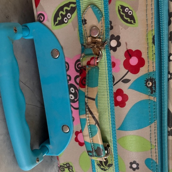 Oilily Blue and Pink Mermaid Kids suitcase - Picture 10 of 13